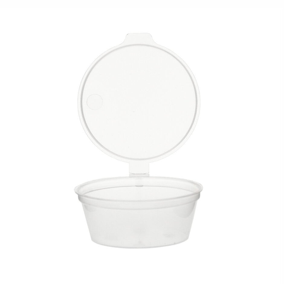 2 Oz Kendinden Kapaklı PP Sos Kabı (1000 Adet)
