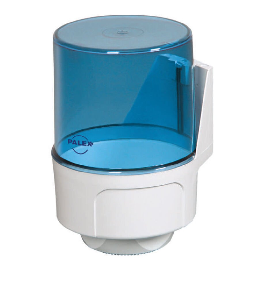 İçten Çekmeli Havlu Dispenseri Şeffaf-Mavi (2 Adet)