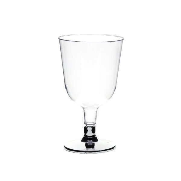 R.150 Ayaklı Kadeh 150 ml PS (288 Adet) Gümüş