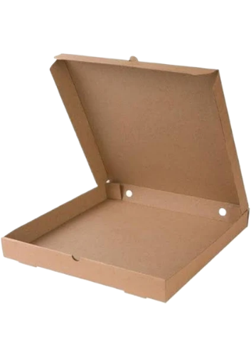 Karton Pizza Kutusu Kraft 40x40x4 (100 Adet)