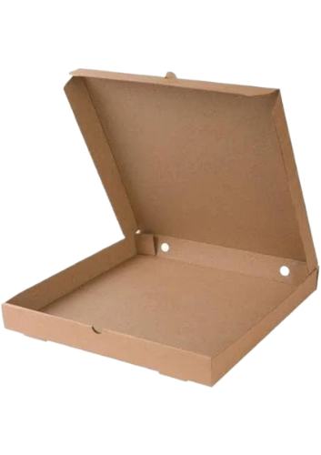 Karton Pizza Kutusu Kraft 40x40x4 (100 Adet)