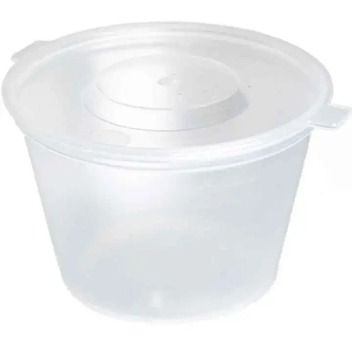 4 Oz Kendinden Kapaklı PP Sos Kabı