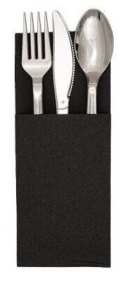 Cepli Siyah Airlaid Peçete 33x40cm (560 Adet)