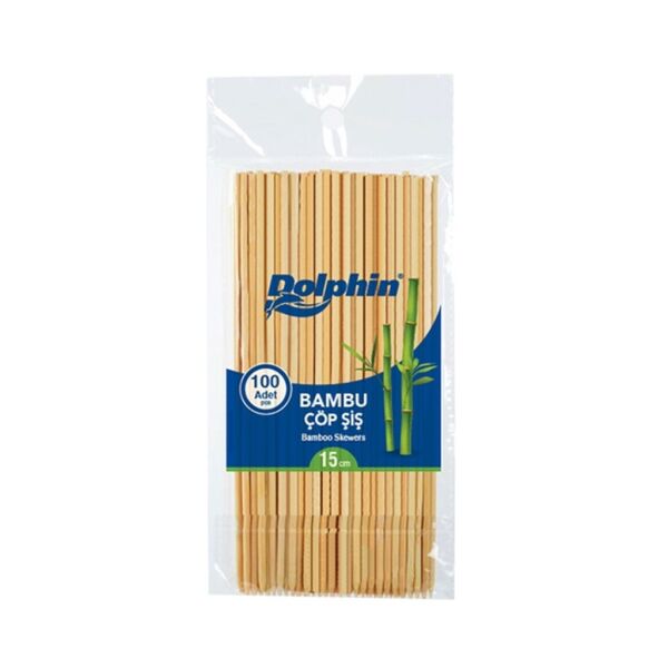 15 cm Bambu Çöp Şiş 100 lü (125 Paket)