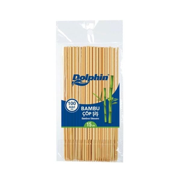 15 cm Bambu Çöp Şiş 100 lü (125 Paket)